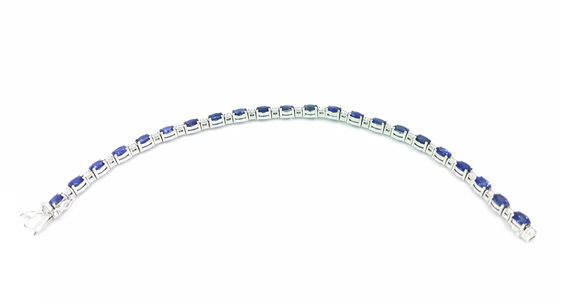 Bracciale Crivelli Donna in Oro bianco Zaffiro 9.96 Ct MD.057-247-2 - MD.057-247-2